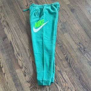 Nike Kids Vibrant Green Sweatpants